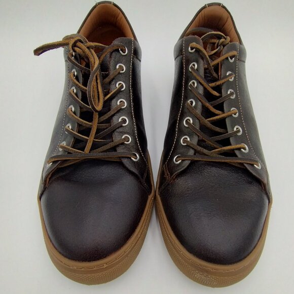 Thursday Everyday Cacao Premier Low Top Sneaker Dark Brown Size 10.5 - Picture 2 of 13